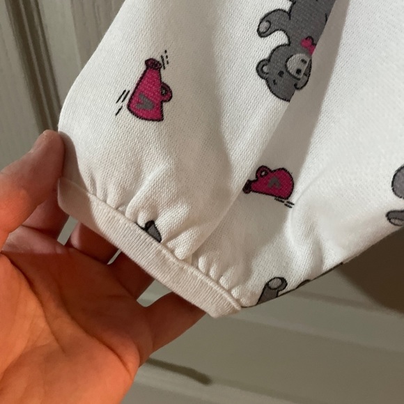 Energie Bi Currants Vintage Womens Large Bear Sweatshirt Nwt - Picture 2 of 8